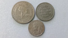 Moedas de 400 / 200 / 100 Réis de 1932 da Serie Vicentina Cupro-Níquel MJ 22 - comprar online