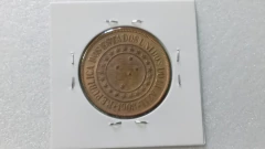 Moeda de 40 Réis de 1908 Bronze ML 07 - Mandrade Numismática