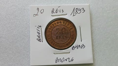 Moeda de 20 Réis de 1893 Bronze VINTÉM BHM03 na internet