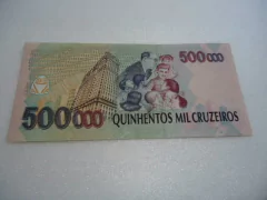 Cédula de 500000 Mil Cruzeiros de 1993 C 232 1ª Serie A 3411095910 A Chancelas de Elizeu Resende Paulo Ximenes Flor de Estampa - comprar online