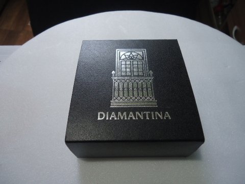 Moeda de 5 Reais de Prata de 2013 Diamantina Patrimônio da Humanidade - Unesco Completa