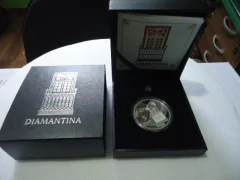 Moeda de 5 Reais de Prata de 2013 Diamantina Patrimônio da Humanidade - Unesco Completa - comprar online
