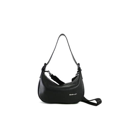 Cartera tipo Gondola mediana LAS OREIRO Modelo O1026 Negra - comprar online
