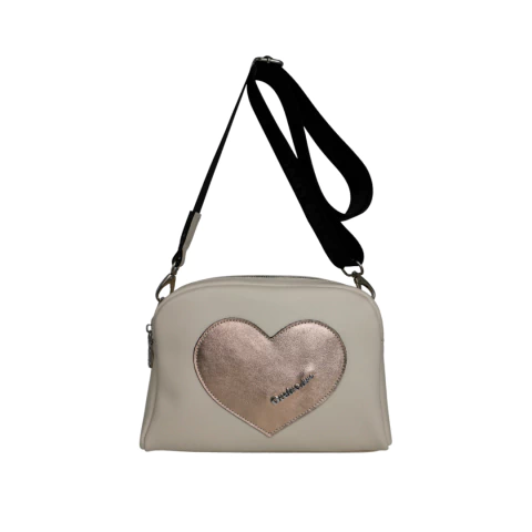 Crossbody Corazón Oreriro Love Cuero Modelo O1047 Natural - comprar online