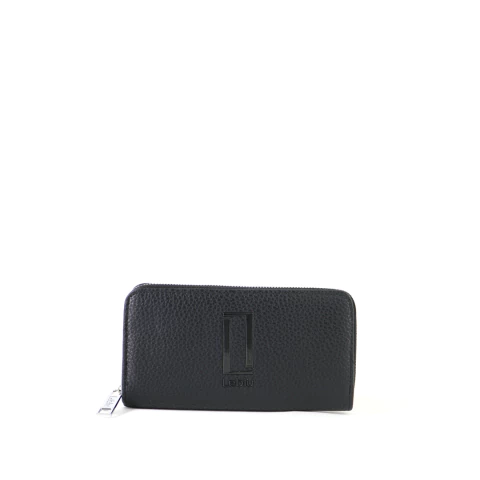 Billetera en PU Mediana LEBLU Modelo B1012 Negra
