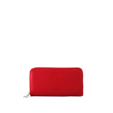 Billetera en PU Mediana LEBLU Modelo B1012 Roja - comprar online