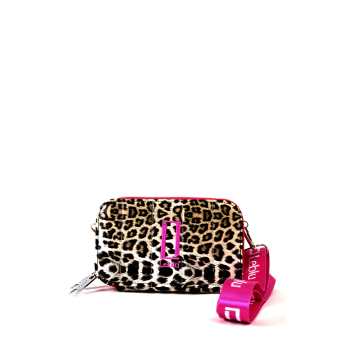 Billetera Cross Combinada LEBLU Modelo B1017 Leopardo - comprar online