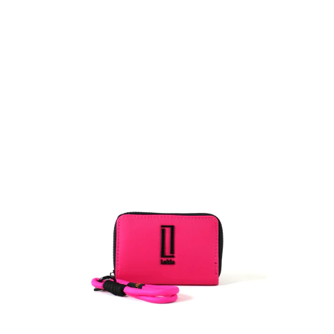 Billetera mini con porta llavero LEBLU Modelo B1019 Fucsia - comprar online