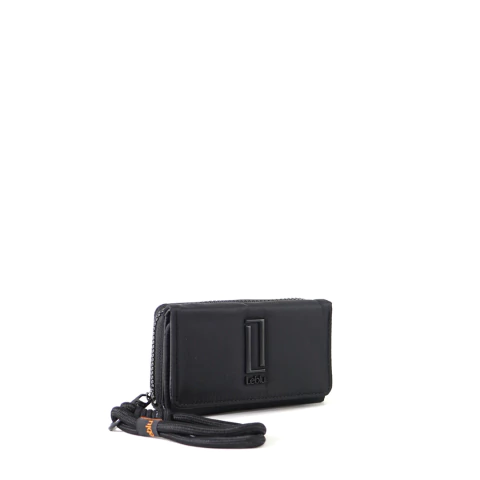 Billetera mini solapa LEBLU Modelo M1020 Negra