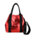 Metal tote cinta Leblu C5012 Rojo con Croobody interno negro desmontable - comprar online