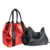 Metal tote cinta Leblu C5012 Rojo con Croobody interno negro desmontable en internet