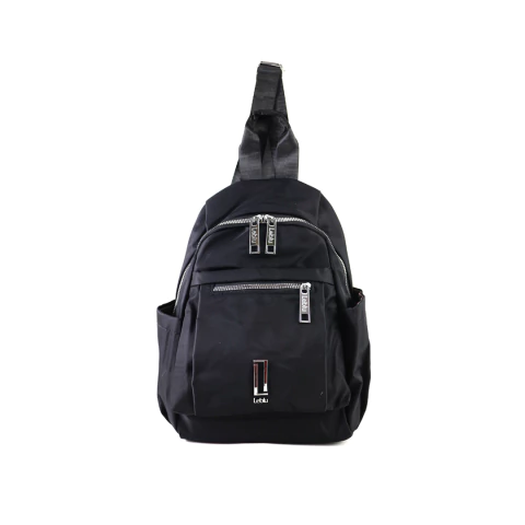 Mochila lisa Mariposa LEBLU Modelo 5066 Negra - comprar online