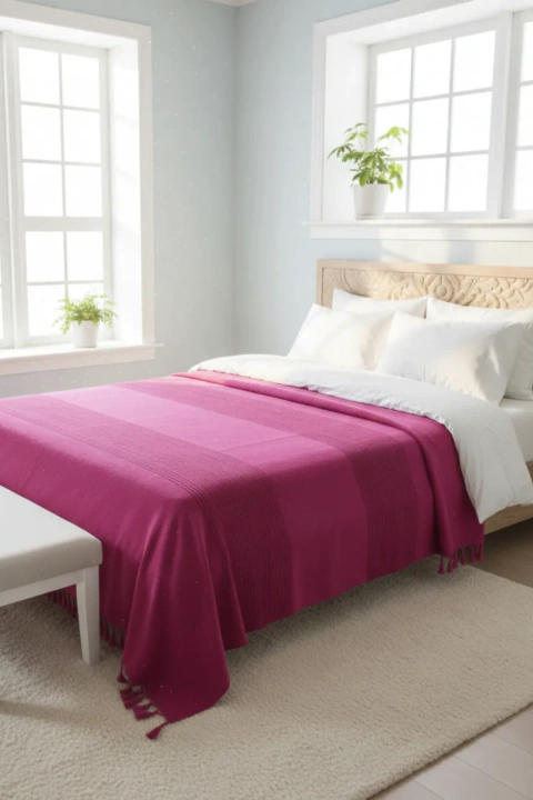 Manta de algodon Liso 2 plazas - 200 x 240 cm # 9614 - comprar online