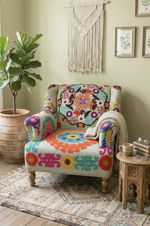 SIllon con Apoya Brazos Bordado - TN-SP-226/ #37-F2