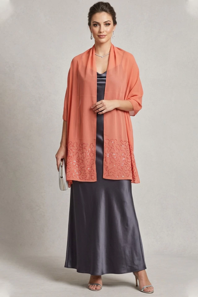 Pashminas bordadas de noche Spiga 31