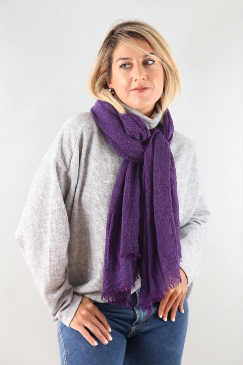 Imagen de Pashmina Ancha Lisas Abrigo #40106
