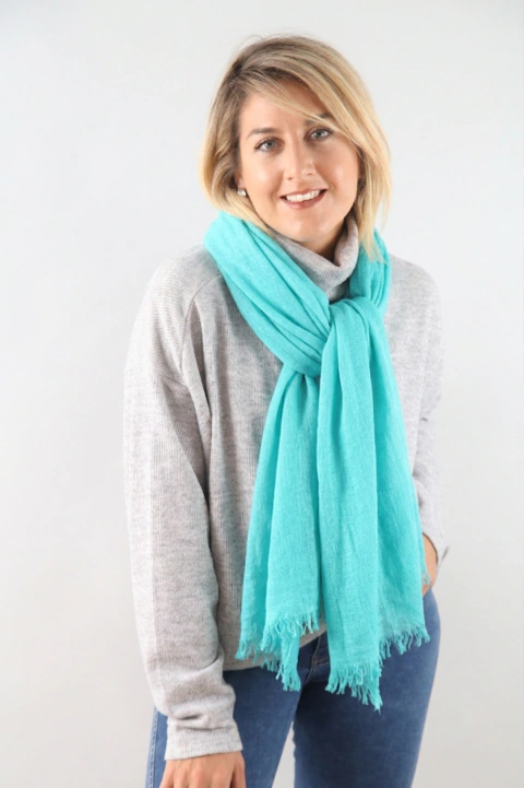 Pashmina Ancha Lisas Abrigo #40106 en internet