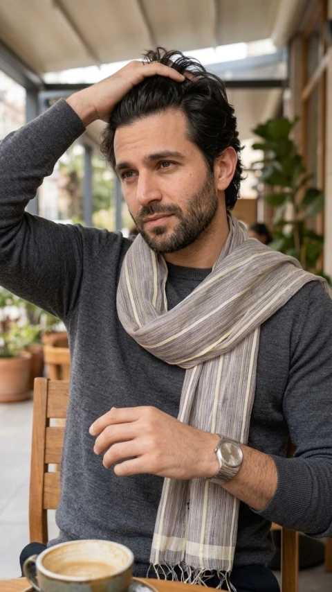 Pashmina seda #441