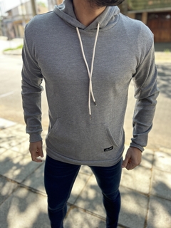 Buzo Sweater Canguro Gris en internet