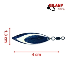 Spin Blade - Gilany Fishing - Colher Cromada com Girador - comprar online