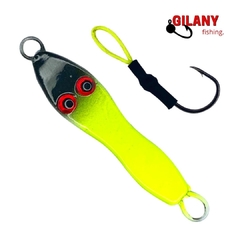Micro Jig Sapinho 8gr + Suporte Hook - Gilany Fishing - Isca Jumping Jig - Loja Arte de Pescar