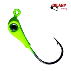 Cabeça de Atado Banana Pintada - Gilany Fishing - Jig Head para confecção de Jig de Pena, Xuxinha e Streamer Jig - Loja Arte de Pescar