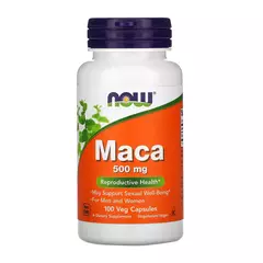 Maca Peruana Now Foods - 500mg - 100 Cápsulas Vegetarianas
