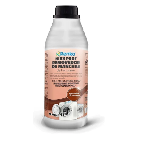 NIXX PROF REMOVEDOR DE MANCHAS DE FERRUGEM EM LAVANDERIA 1L - RENKO