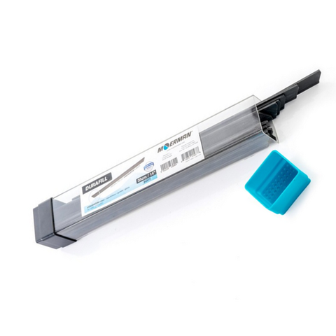 Lâmina de borracha Durafill Liquidator Hard Rubber 35 Cm - (CX. com 20 Un.)