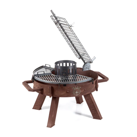 Fogón Björn 100 cm Oxido Con Accesorios - Fuegos JL