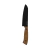Cuchillo Cocina Acero/cerámica Con Mango De Madera - Plus Gourmet