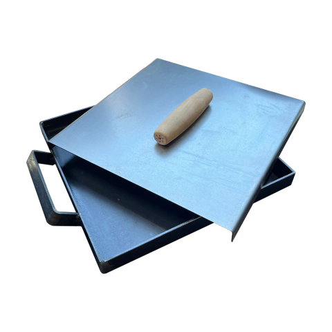 Plancha Bifera 1 Hornalla Con Tapa - HB Fuegos