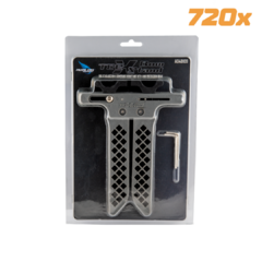 Suporte para Arco Composto TEC-X Ajustável com Proteção para Lâminas - Cinza