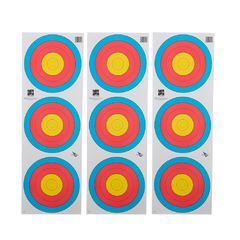 INDOOR 18m - Alvo Oficial WA Triplo 40cm (10 unidades) - Avalon