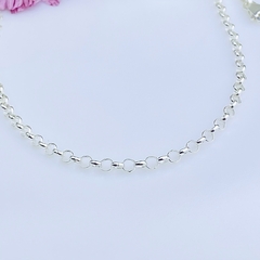 Corrente de prata 925 elo português 3mm 50cm (C301) na internet