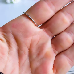 Anel de prata 925 com pedra natural rubi (A2863) - PRATAdaPEDRA