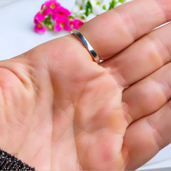 Anel de prata 925 com zircônias vermelhas e marcassitas (A2852) - comprar online