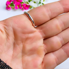 Anel de prata 925 com pedra natural ágata vermelha e marcassita (A2859) na internet