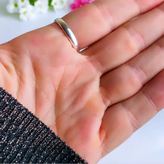 Anel de prata 925 com pedra natural labradorita (A2893) - loja online