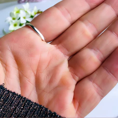 Anel de prata 925 com pedra natural topázio místico (A2712) na internet