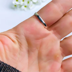 Anel de prata 925 com pedra natural topázio místico (A2923) - PRATAdaPEDRA