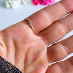 Anel de prata 925 com pedra natural ametista (A2870) - PRATAdaPEDRA