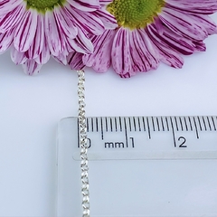Corrente de prata 925 elo português 3mm 40cm (C302) - loja online