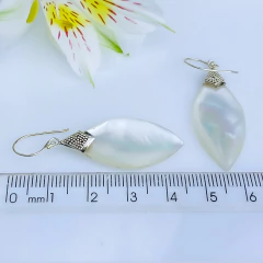 Imagem do Brincos de prata 925 e madrepérola (B2426)