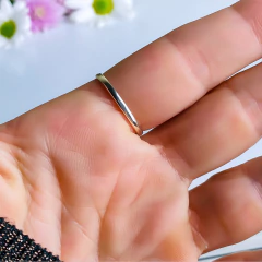 Anel de prata 925 com pedra natural rubi (A2766) - PRATAdaPEDRA