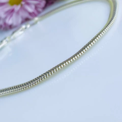 Pulseira de prata 925 lacraia (PB445) - PRATAdaPEDRA