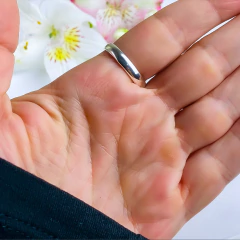 Anel de prata 925 com pedra natural topázio místico (A2420) na internet