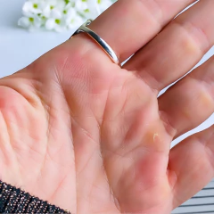 Anel de prata 925 com pedra da lua natural (A2933) - PRATAdaPEDRA