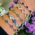 PULSEIRAS EM PRATA 925 COM PEDRAS NATURAIS