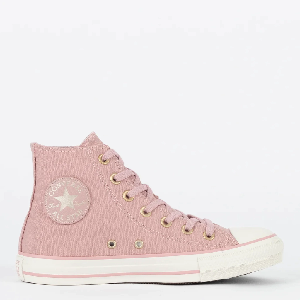 Tênis Converse Chuck Taylor All Star Hi Taylored Lux Rosa Horizonte CT29630001